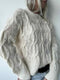 KLADDE MGL OPSKRIFT Rikke Twist Sweater af Rikke Jönsson, strikkeopskrift (DK, SE, NO) Strikkeopskrift Rikke Jönsson