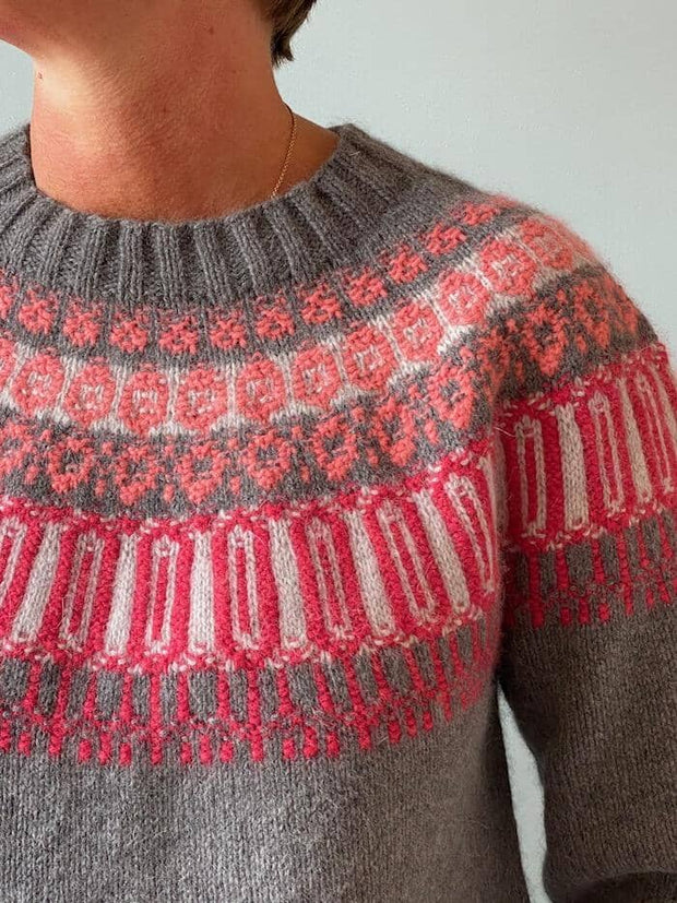 Rosir, Islandsk sweater, strikkeopskrift Strikkeopskrift Önling - Katrine Hannibal