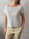 Rustic bluse af Hanne Falkenberg, strikkeopskrift