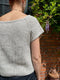 Rustic bluse af Hanne Falkenberg, strikkeopskrift Strikkeopskrift Hanne Falkenberg