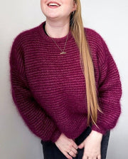 Sharpei Sweater af Créadia Studio, Strikkekit i No 12 + silk mohair Strikkekit Creadia