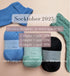 Chunky striber strømper | Rød 13 (409), Vinrød 12 (406)
