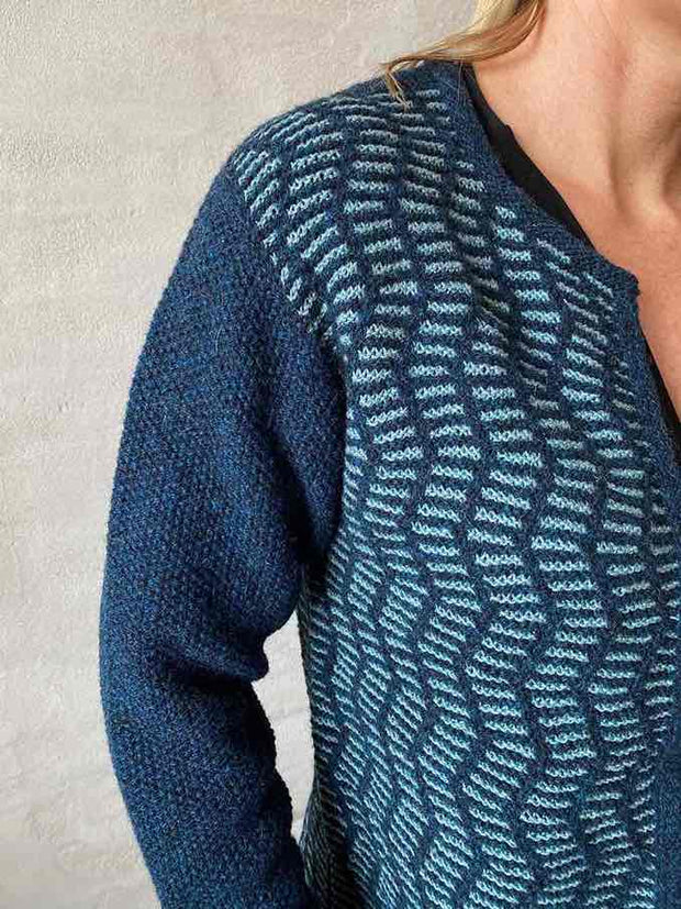 Sofi - Combi jakke af Hanne Falkenberg, No 20 + 21 strikkekit