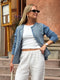 Sofi-Combi jakke af Hanne Falkenberg, No 20 + 21 strikkekit Strikkekit Hanne Falkenberg