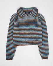 Stripe overload sweater af Spektakelstrik, strikkeopskrift Strikkeopskrift Spektakelstrik