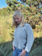 Studio sweater med 3/4 lange ærmer af Hanne Falkenberg, No 2 strikkekit