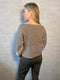 Studio sweater af Hanne Falkenberg, strikkekit | 90 Havre, 71 Sort