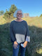 Studio trøje med 3/4 lange ærmer (No 21) af Hanne Falkenberg, strikkeopskrift