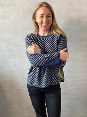 Studio trøje No 21 af Hanne Falkenberg, løs strikkeopskrift Strikkeopskrift Hanne Falkenberg