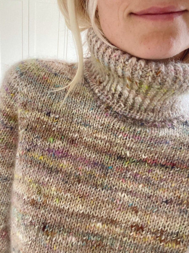 Terrazzo Sweater fra PetiteKnit, strikkeopskrift Strikkeopskrift PetiteKnit