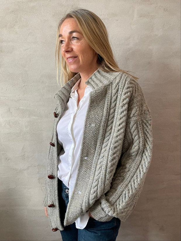 Tomas unisex sweater med strukturstrik af Hanne Falkenberg, strikkekit Hanne Falkenberg