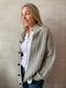 Tomas unisex sweater med strukturstrik af Hanne Falkenberg, strikkekit Hanne Falkenberg
