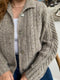 Tomas cardigan, No 20 + silk mohair strikkekit