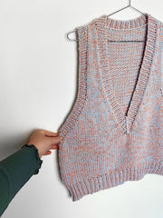 Treasure Vest af Spektakelstrik, strikkeopskrift Strikkeopskrift Spektakelstrik
