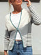 Trio cardigan (ensfarvet) af Hanne Falkenberg, No 21 strikkekit Strikkekit Hanne Falkenberg