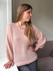 Vinum sweater fra Refined Knitwear, silk mohair strikkekit Strikkekit Refined Knitwear