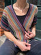 Ypsilon vest af Hanne Falkenberg, No 21 strikkekit (4 farver) Strikkekit Hanne Falkenberg