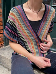 Ypsilon vest i No 21 af Hanne Falkenberg, strikkeopskrift