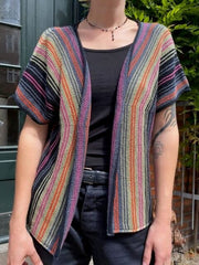 Ypsilon vest i No 21 af Hanne Falkenberg, strikkeopskrift