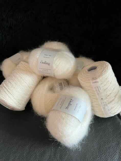 Emmeline sweater fra Önling, No 12 + silk mohair strikkekit Strikkekit Önling - Katrine Hannibal