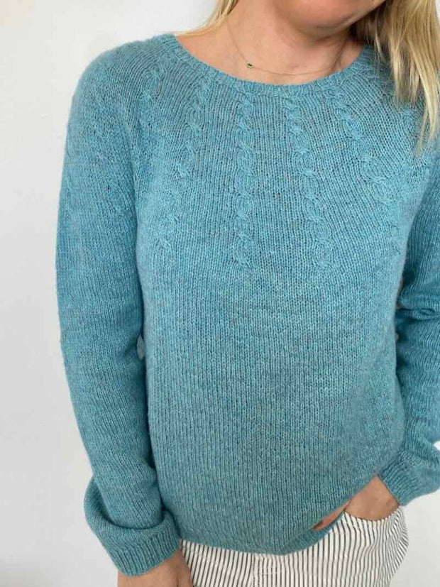 Frk. Vintertwist sweater fra Önling, hverdagskit strikkekit Strikkekit Önling - Katrine Hannibal