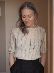 Shore Tee af Anne Ventzel, strikkeopskrift Strikkeopskrift Anne Ventzel